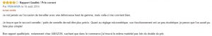 Commentaire client sur Amazon de la Bosch Expert POF1400